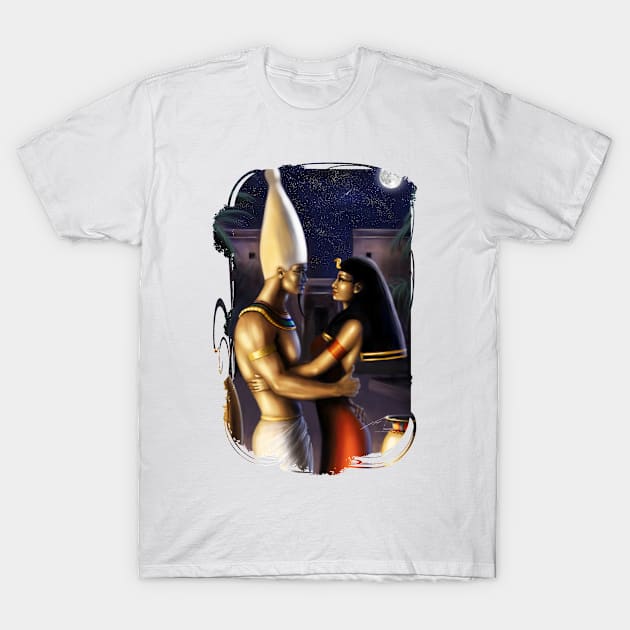 Osiris and Isis T-Shirt by Cellesria